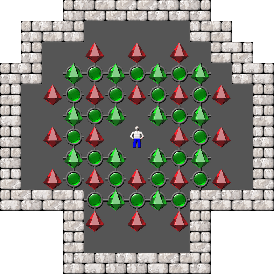 Sokoban Mass Remodel level 462